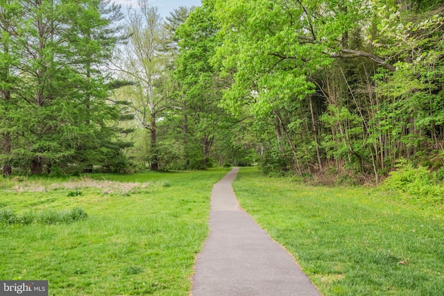 9709 W Bexhill Dr, Kensington, MD 20895 - view of home's community with a wooded view