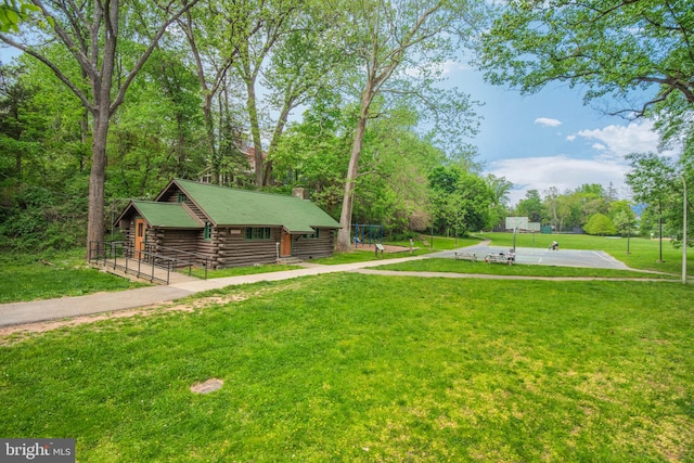 9709 W Bexhill Dr, Kensington, MD 20895 - surrounding community with a lawn