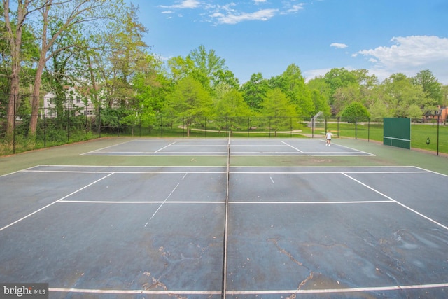 9709 W Bexhill Dr, Kensington, MD 20895 - view of sport court with fence