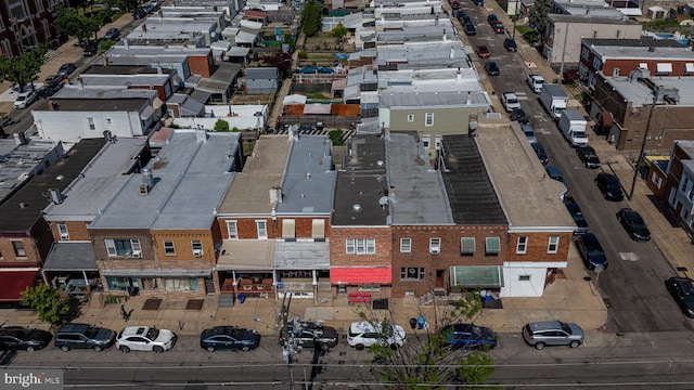 bird's eye view featuring a residential view