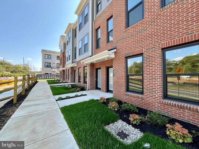 exterior space with fence