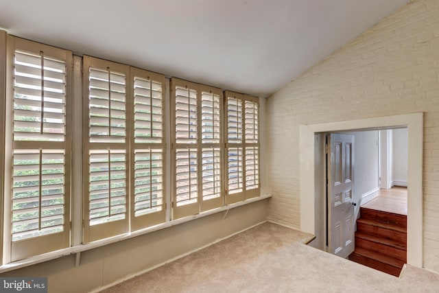 140 Pennsylvania Ave, Westminster, MD 21157 - unfurnished bedroom with lofted ceiling and carpet flooring