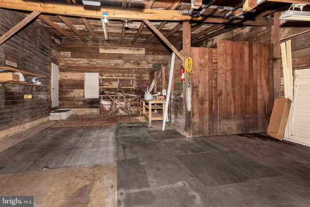 140 Pennsylvania Ave, Westminster, MD 21157 - misc room featuring wooden walls and wood-type flooring