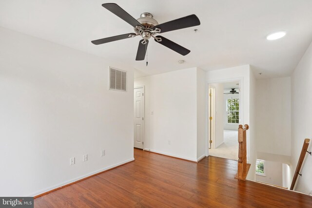 24764 Stone Station Ter, Aldie, VA 20105 - unfurnished room featuring wood finished floors, ceiling fan, and baseboards