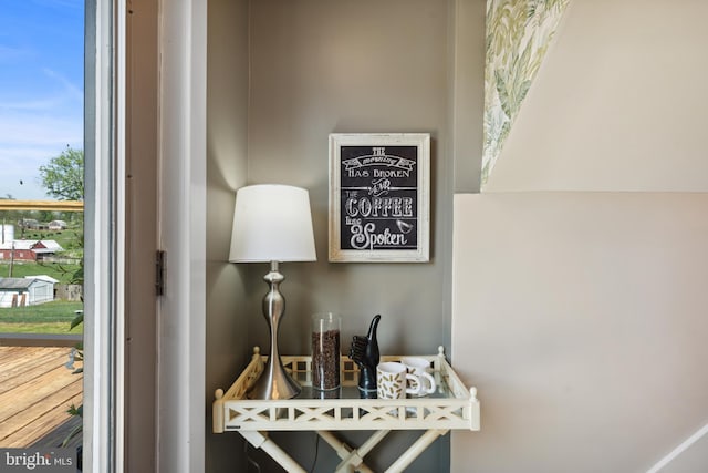 view of room details