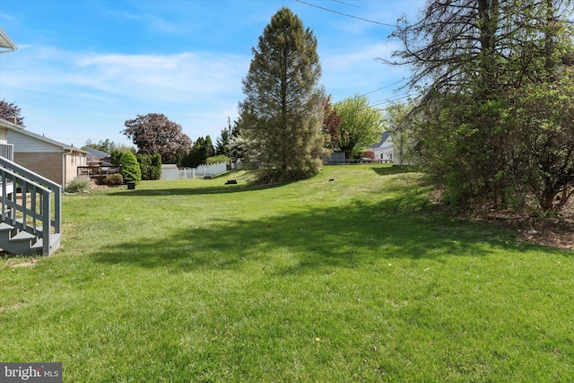 view of yard