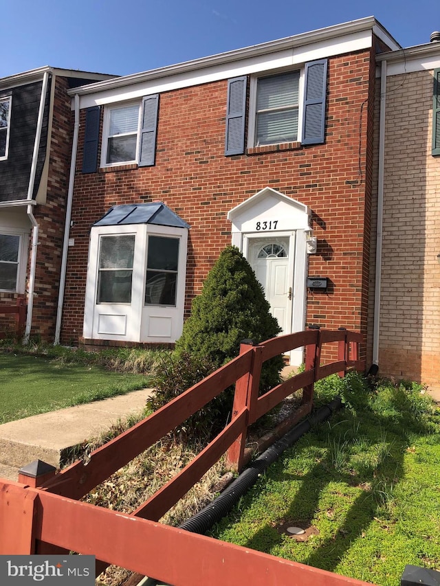 multi unit property with brick siding