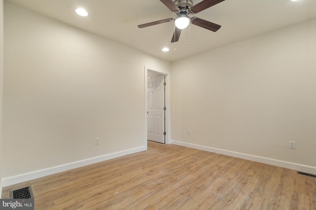 41 S Mechanic St, Camden Wyoming, DE 19934 - spare room featuring visible vents, baseboards, and light wood finished floors