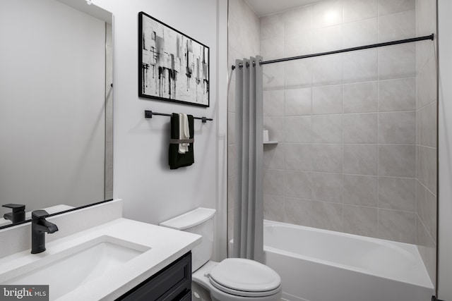 1219 Bear Branch Rd, Laurel, MD 20708 - full bath featuring vanity, toilet, and shower / tub combo