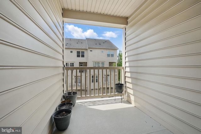exterior space with a balcony