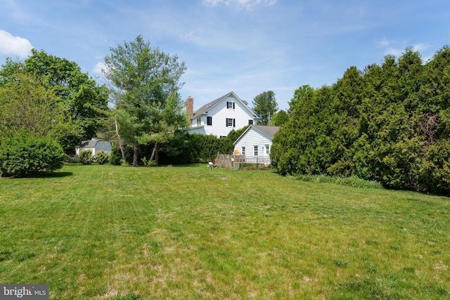 view of yard