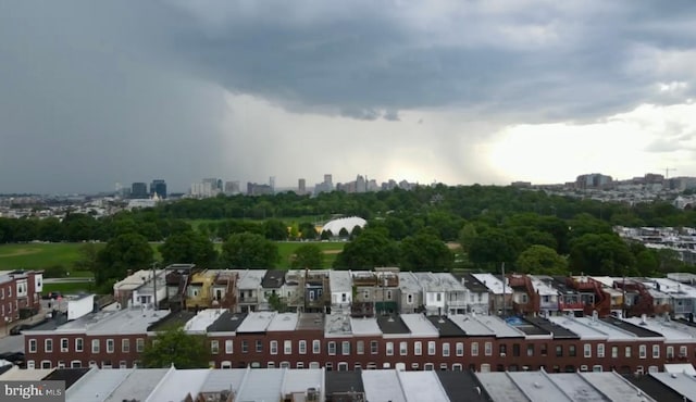 250 S Bouldin St, Baltimore, MD 21224 - birds eye view of property with a view of city