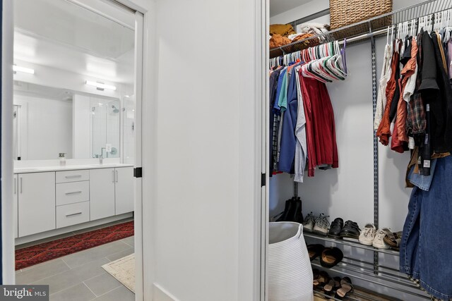 view of closet