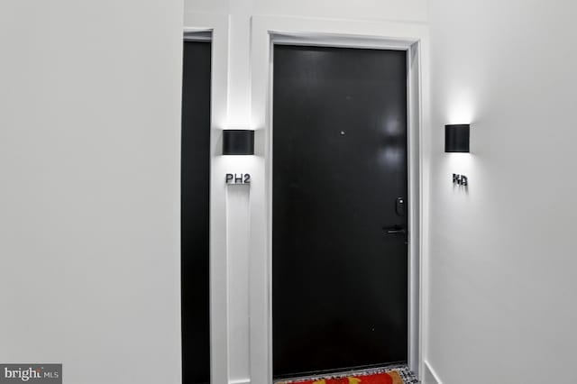 view of exterior entry