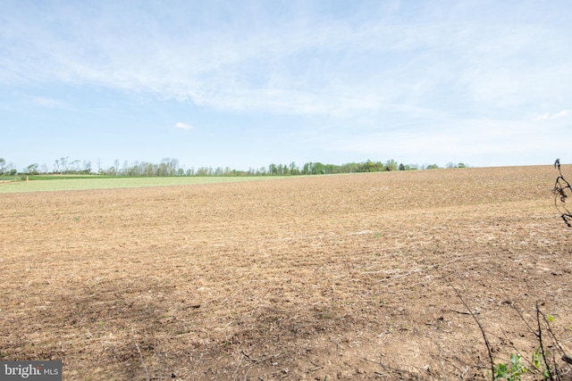view of landscape featuring a rural view
