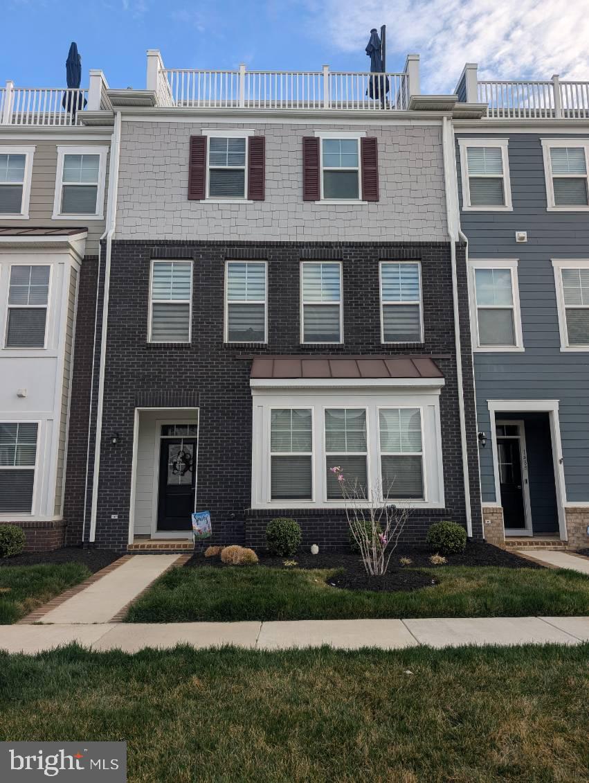 multi unit property with brick siding