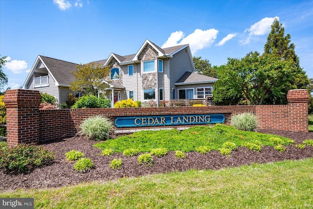 38284 Clearwater Ct, Ocean View, DE 19970 - community sign featuring fence