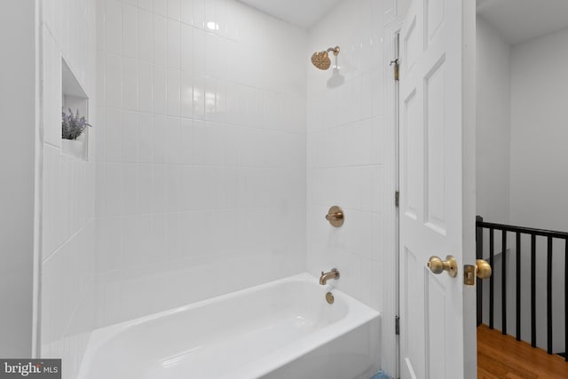 bathroom featuring tub / shower combination