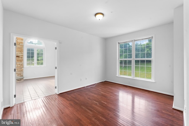 601 James Ridge Rd, Bowie, MD 20721 - unfurnished room with hardwood / wood-style floors and baseboards