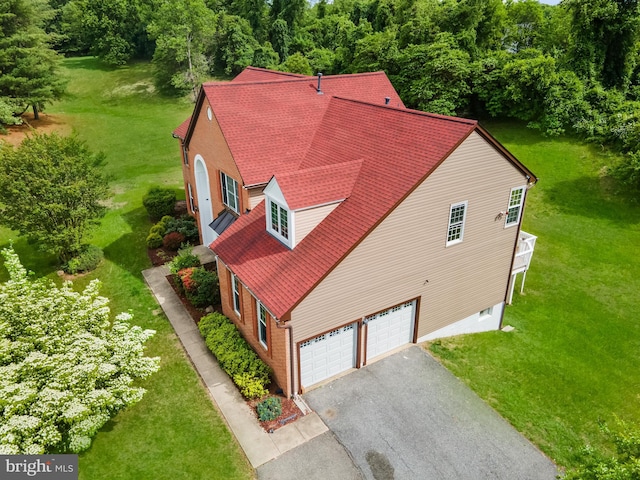 601 James Ridge Rd, Bowie, MD 20721 - view from above of property