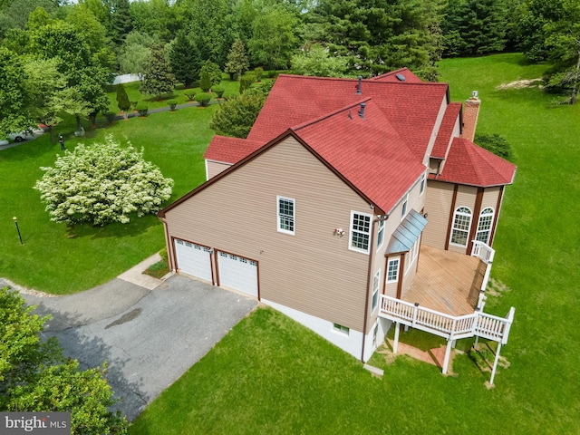 601 James Ridge Rd, Bowie, MD 20721 - aerial view of property and surrounding area