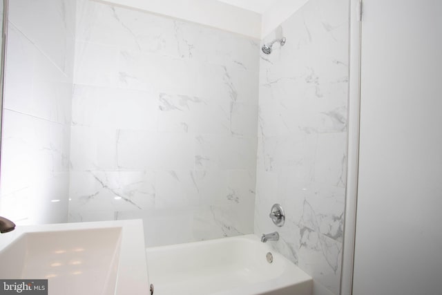 bathroom featuring tub / shower combination