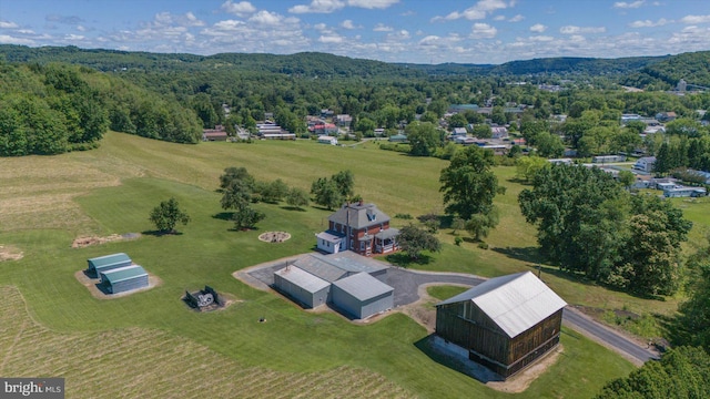 2050 Legion Rd, Clearfield, PA 16830 - aerial view featuring a wooded view