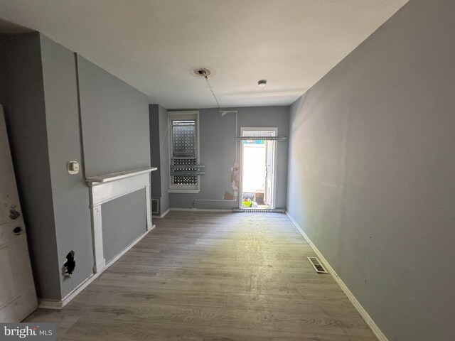 1505 Ramsay St, Baltimore, MD 21223 - interior space with baseboards, wood finished floors, and visible vents