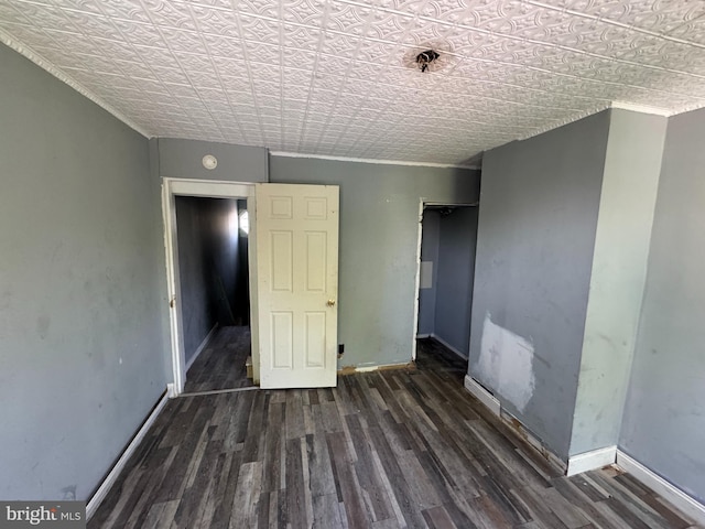 1505 Ramsay St, Baltimore, MD 21223 - interior space featuring an ornate ceiling, baseboards, and wood finished floors