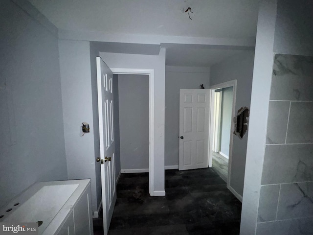 1505 Ramsay St, Baltimore, MD 21223 - bathroom with concrete flooring and baseboards