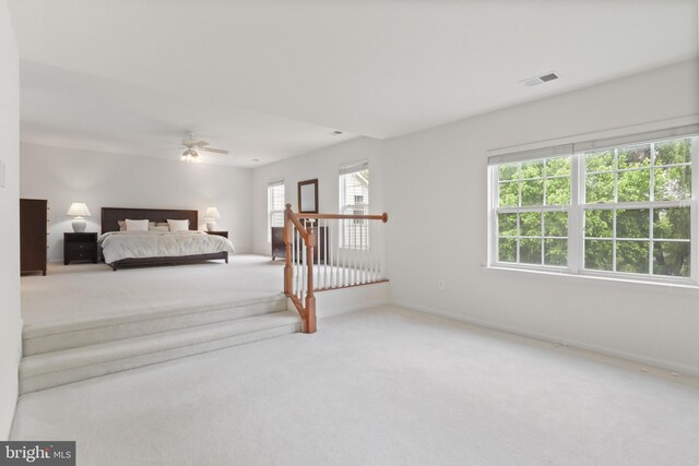 11404 Ramsburg Ct, North Potomac, MD 20878 - carpeted bedroom featuring ceiling fan and baseboards