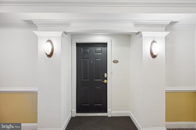 view of exterior entry