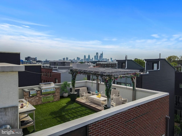 106-12 W Jefferson St Unit 2, Philadelphia, PA 19122 - balcony with a grill and a view of city