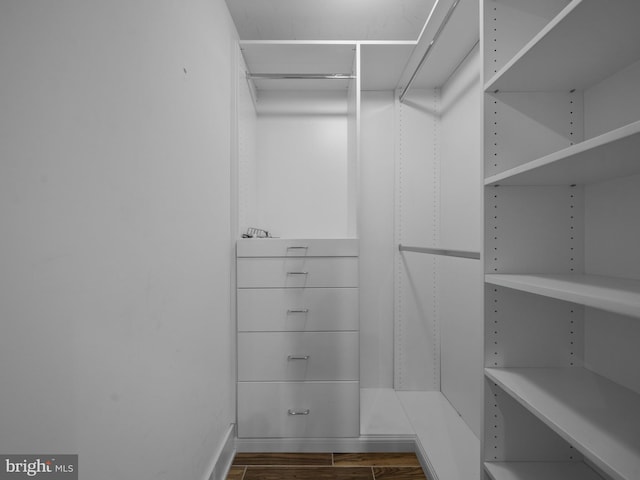 106-12 W Jefferson St Unit 2, Philadelphia, PA 19122 - walk in closet featuring dark wood-type flooring