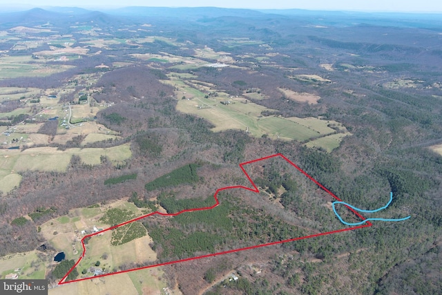 111 Heron Ln, Augusta, WV 26704 - view of property location with property boundaries highlighted and a mountain backdrop