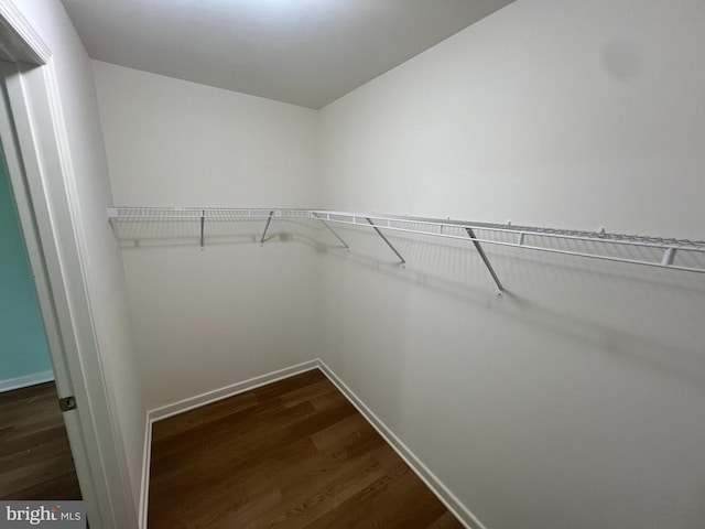 16722 Custer Ct, Williamsport, MD 21795 - spacious closet with dark wood-style flooring