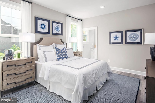 2682 Broadhorn Dr, Odenton, MD 21113 - bedroom featuring baseboards, recessed lighting, and wood finished floors