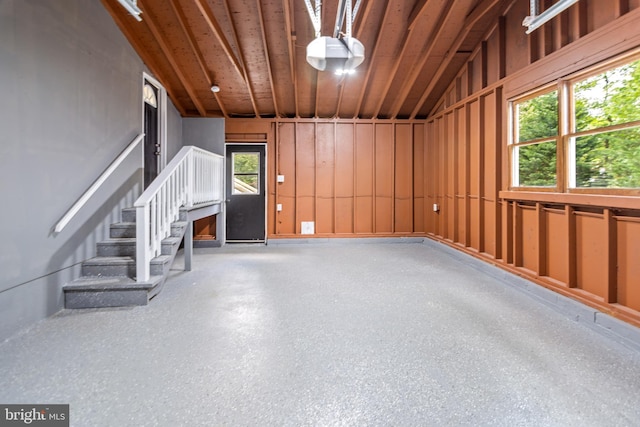 interior space with stairs