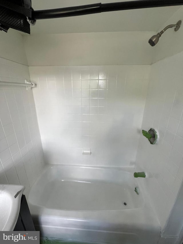 7521 Riverdale Rd Unit 1979, New Carrollton, MD 20784 - bathroom featuring shower / bathing tub combination and vanity