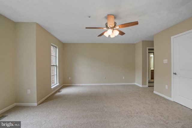 3707 Elmcrest Ln, Bowie, MD 20716 - carpeted empty room featuring ceiling fan and baseboards