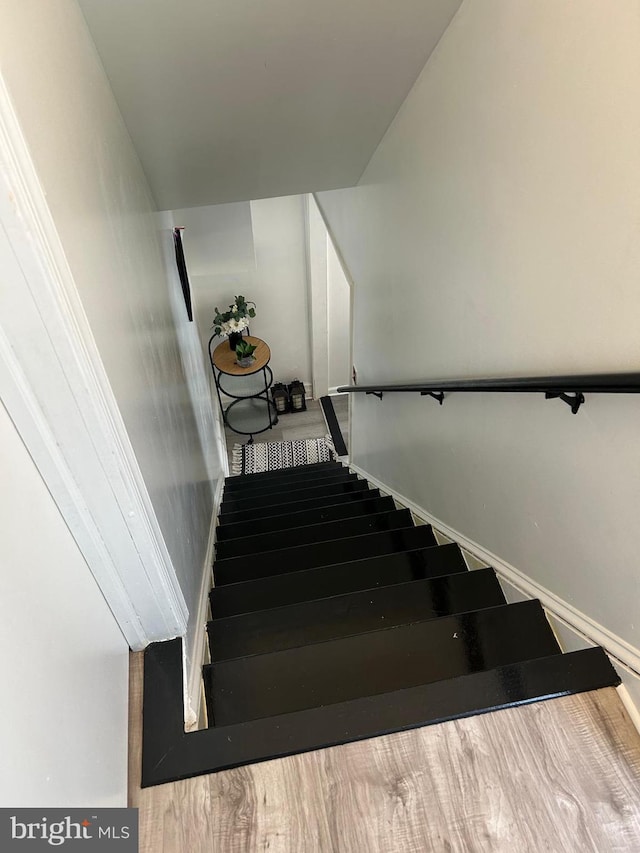 view of stairs