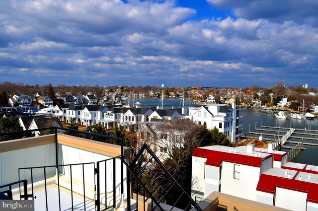 316 Burnside St Unit 101, Annapolis, MD 21403 - water view with nearby suburban area