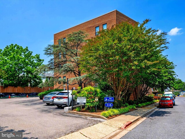 316 Burnside St Unit 101, Annapolis, MD 21403 - view of building exterior with uncovered parking