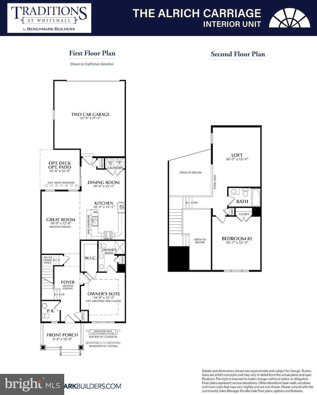 420 Dexter Dr Unit 141Alrich, Carriage, Middletown, DE 19709 - floor plan / room layout