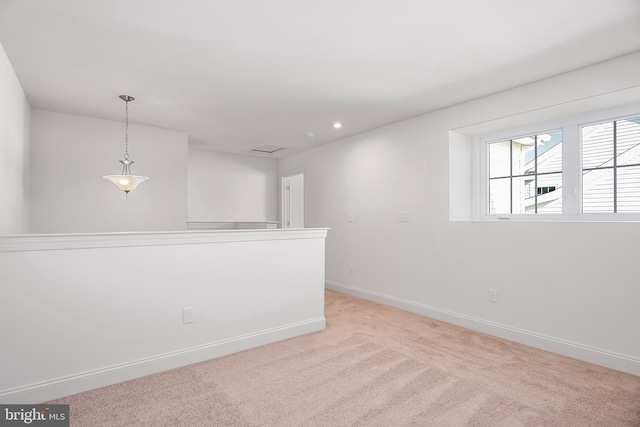 412 Dexter Dr Unit 137Ashton, Carriage, Middletown, DE 19709 - unfurnished room with light carpet, baseboards, and recessed lighting