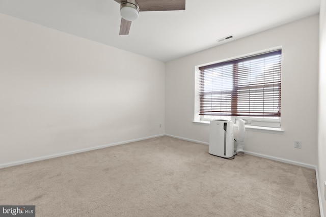 1404 Wharton Rd, Mount Laurel, NJ 08054 - carpeted empty room with ceiling fan and baseboards