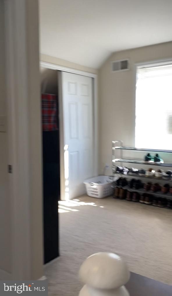 120 Garrett Ave, Bryn Mawr, PA 19010 - bathroom featuring visible vents and vaulted ceiling
