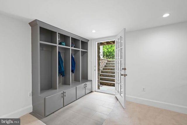 3101 Highland Pl NW, Washington, DC 20008 - mudroom featuring baseboards and recessed lighting