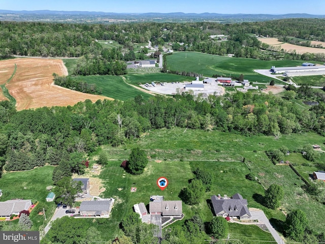 aerial view with a view of trees