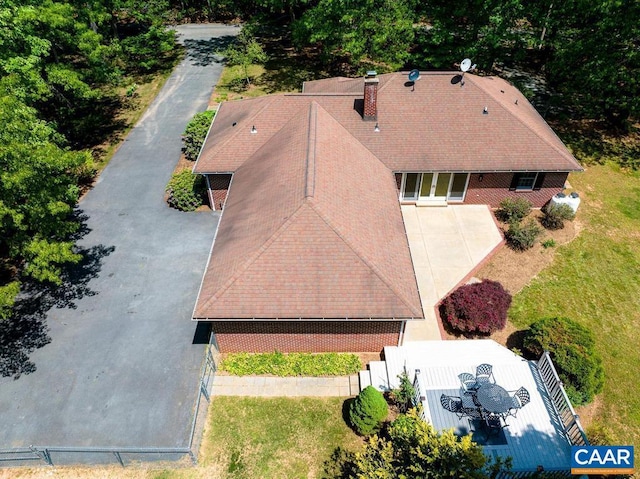 bird's eye view